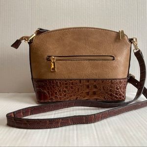 Brown Bowler Style Handbag